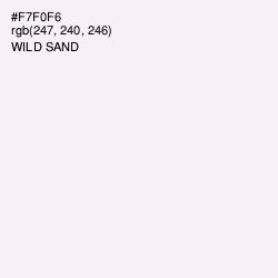 #F7F0F6 - Wild Sand Color Image